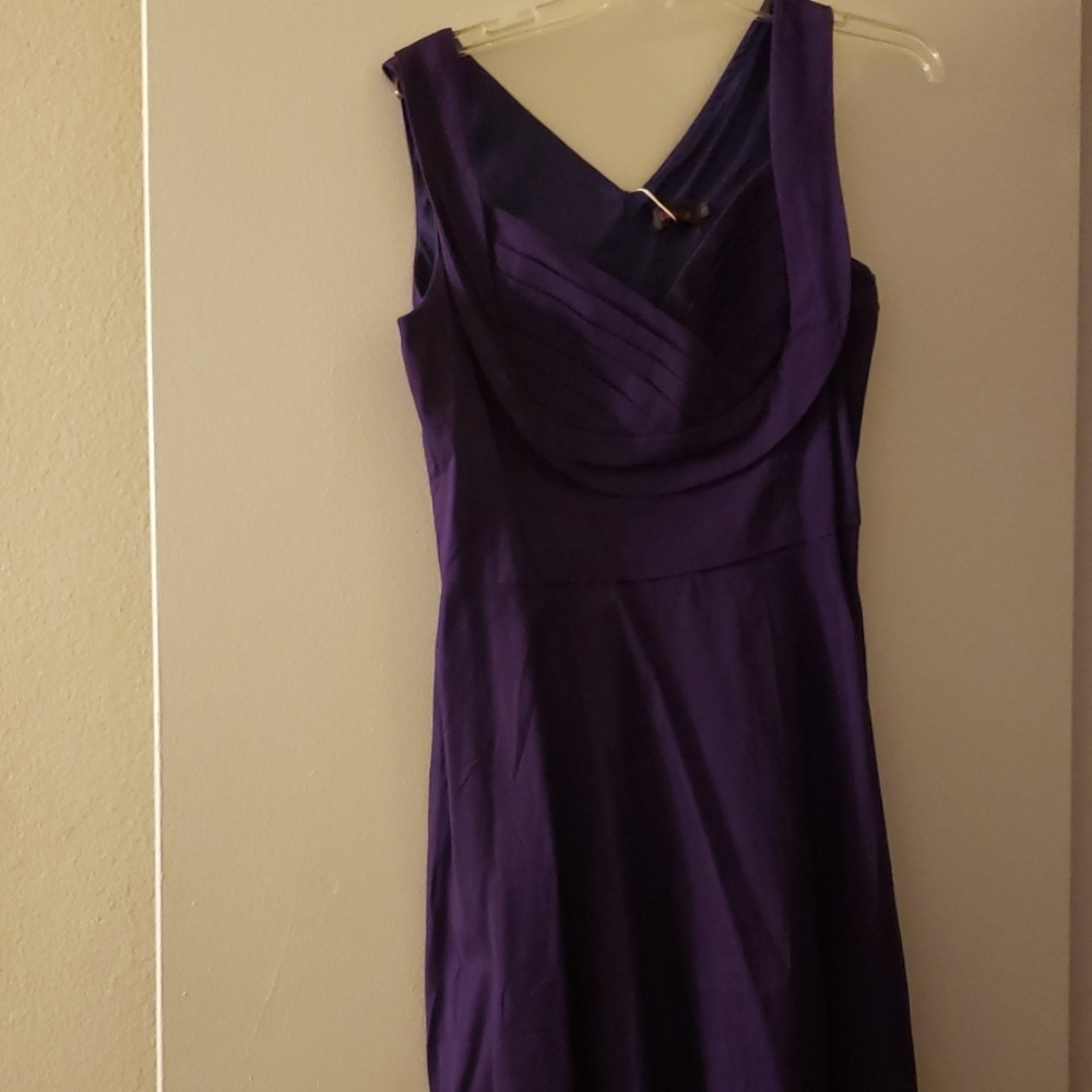 Purple pin up dress